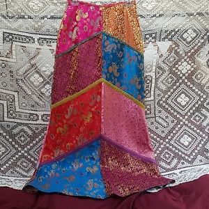 A.B.S Allen Schwartz long silk skirt